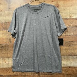 New With Tags Nike Practice Training Basketball Tee Gray Size XL & XXL